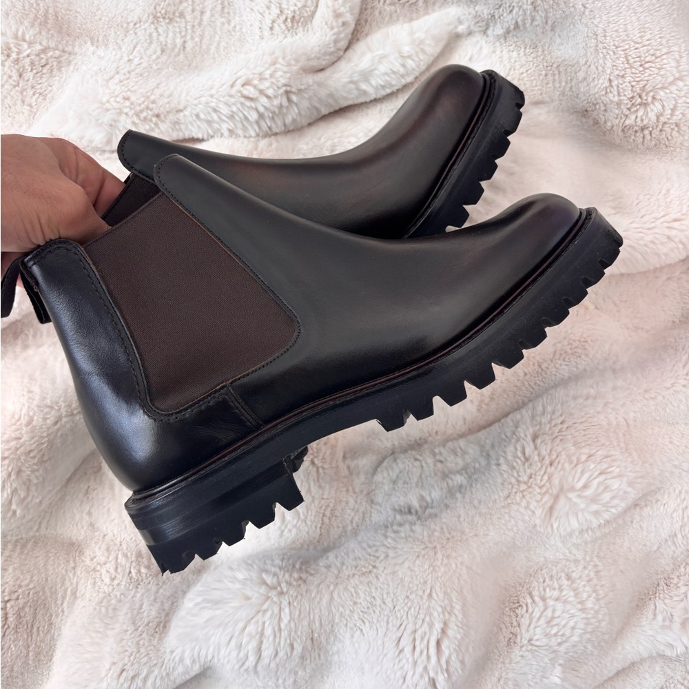 Church's Elegant Brown Leather Chelsea Boots